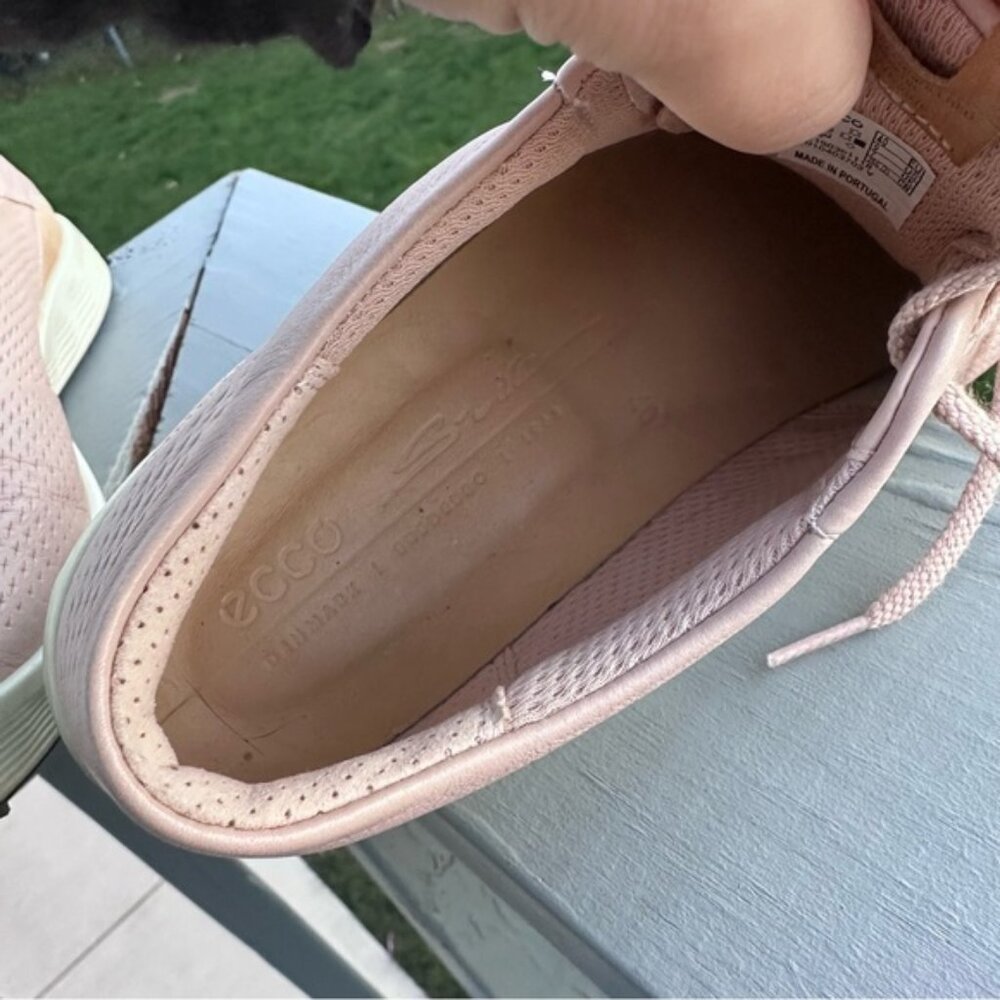 ECCO | S-Lite Spikeless Golf Shoes 2019 Women Eco Yak Leather Rose Dust | Size 9 - Picture 11 of 11